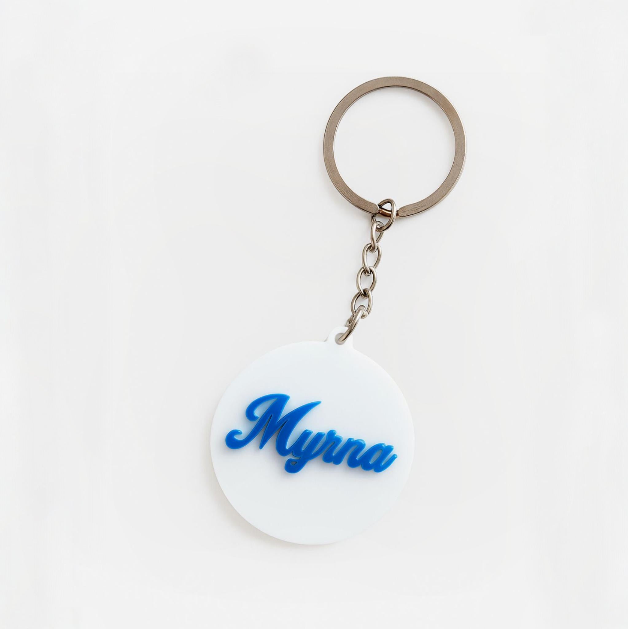 Circular keychain