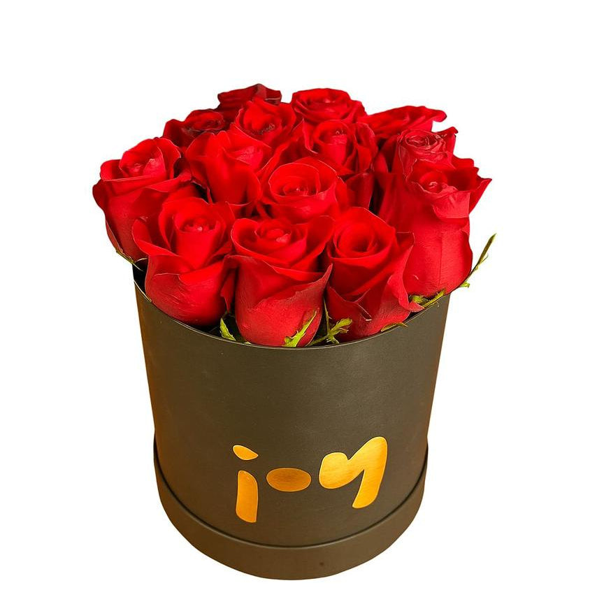 Large Red Roses Box