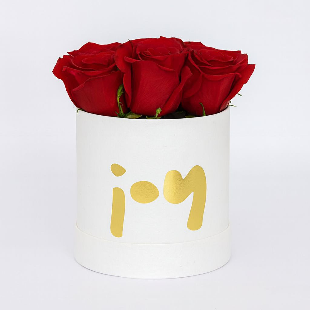 Small Red Roses Box